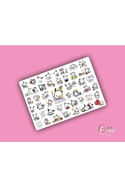 Ceres Studio Pochacco Sanrio Hello Kitty Sticker Etiket 1 Sayfa 47