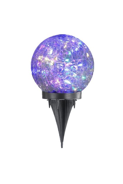 Lampa De Exterior Din Sticla Cu Incarcare Solara Si Senzor De Lumina , Pentru