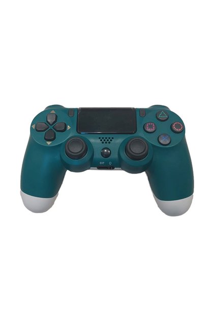 Controller Wireless, , Compatibil Ps4, Pstv Si Ps Now Cu Vibratii, Verde Alb