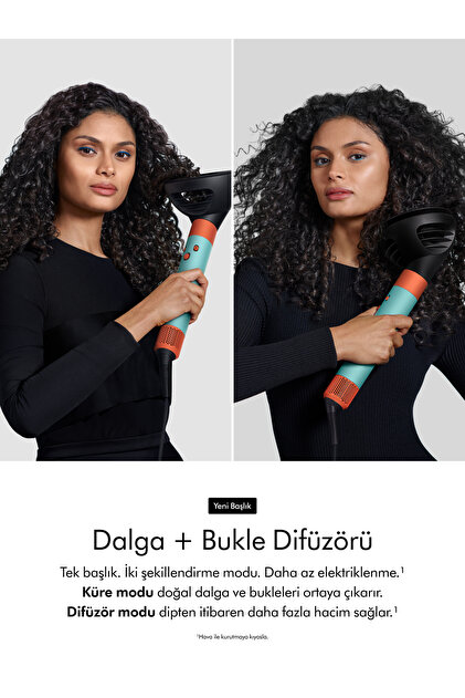 DYSON Airwrap i.d.™ saç şekillendirme ve kurutma seti Kıvırcık+