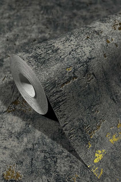 Golden Black Koleksiyonu 41195 Eskitme Duvar Kağıdı 16,10 M²