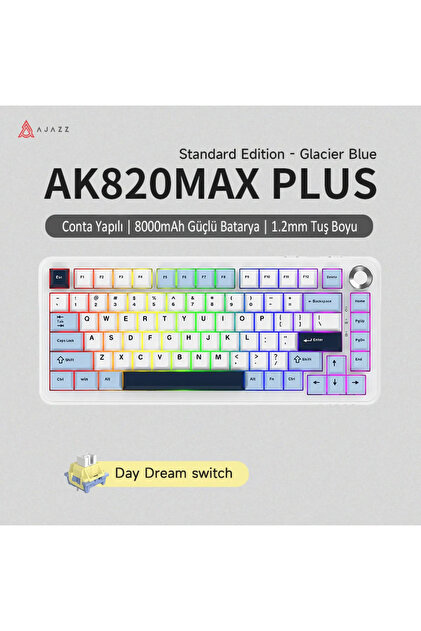 Coverzone Ajazz Ak820 Max Plus Daydream Switch 3 Modlu Mekanik