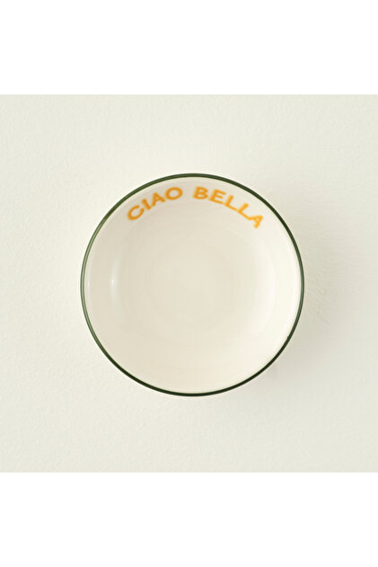 Line Porcelain Small Presentation Bowl Green (9,5 cm)
