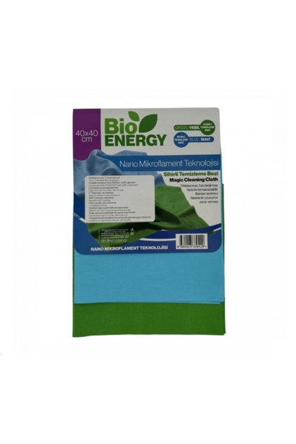 Bioenergy 2-Pack General Cleaning Cloth Green Blue