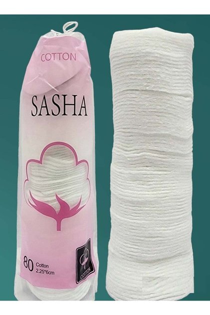 Pure cotton beauty pads - 80-pack