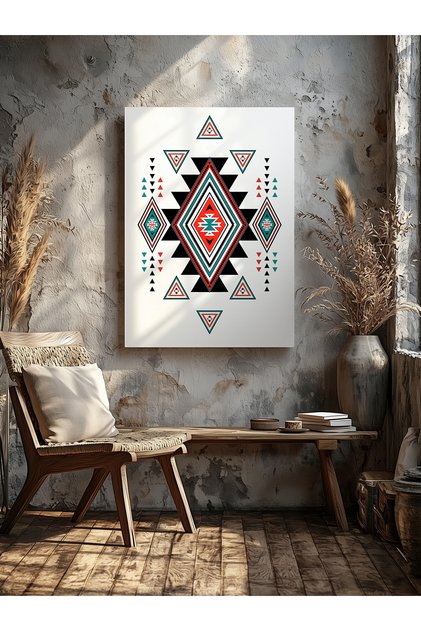 Nordic Motif Pattern Home Office Kitchen Living Room Wall Decoration Canvas Painting