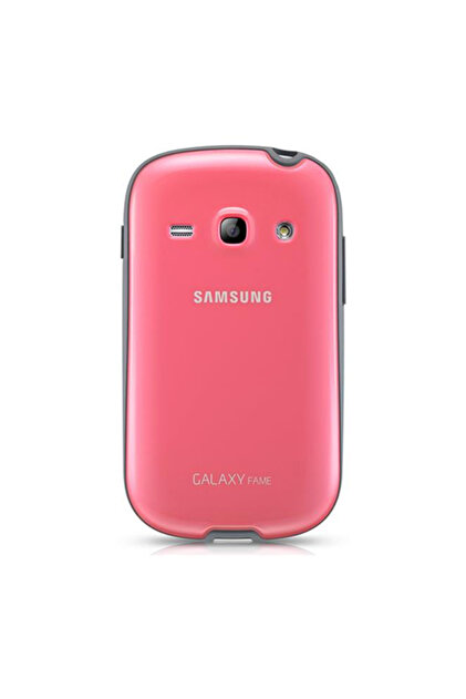 Galaxy Fame S6810 Ile Uyumlu Protective Cover Kılıf Pembe