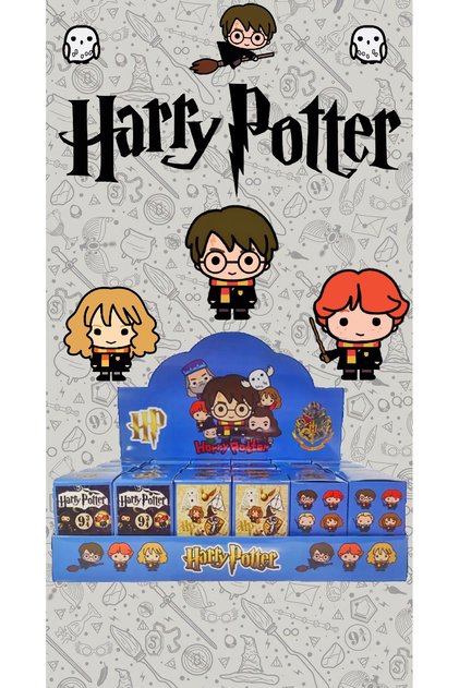 Harry Potter Sürpriz Hediye Kutusu 1 Adet Harry Potter Figür Anahtarlık Oyuncak Ron Hermione