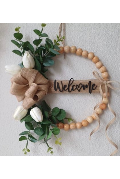 Welcome lale okaliptüs kapı süsü
