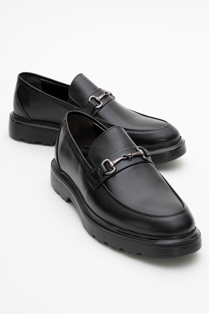 Genuine Leather, Eva Sole, Lightweight, Inner Outer Leather Men's Shoes