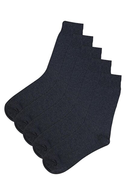 5 Pack Navy Blue Classic Men's Socks