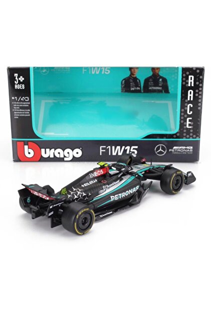 Burago Formula 1 Mercedes F1 W15 Lewis Hamilton 1/43 Diecast Model