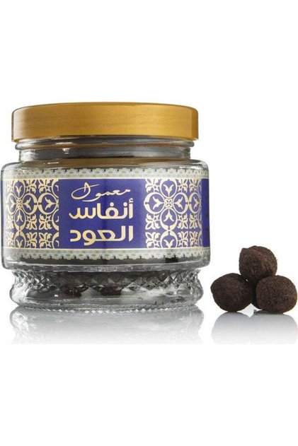 عشاق العود بخور معمول أنفس العود بني 185 جرام