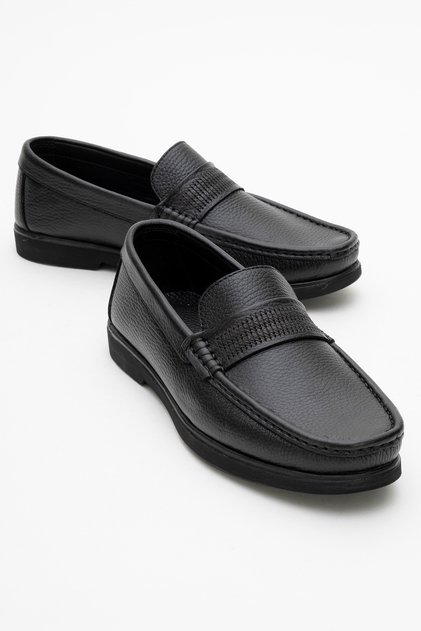 Genuine Leather, Classic Men's Leather Shoes for Inside and Outside