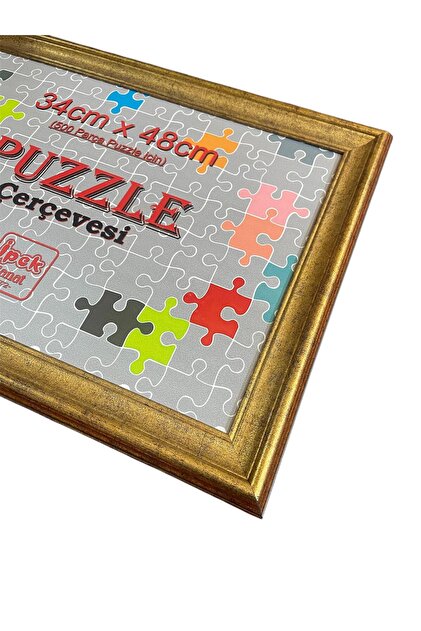 İpek Sanatsal Puzzle Çerçevesi 34x48 Ebat - Yatay veya Dikey