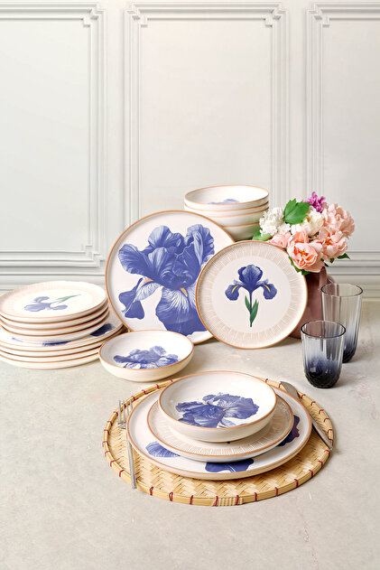 Brush & Bloom Yemek Takımı 18 Parça 6 Kişilik 22957-58