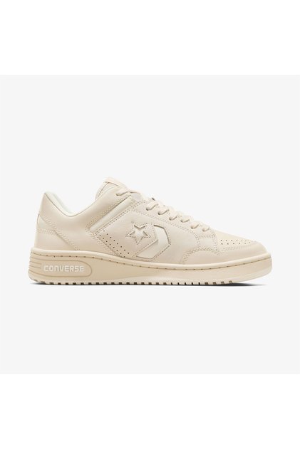 Weapon Unisex Krem Deri Sneaker