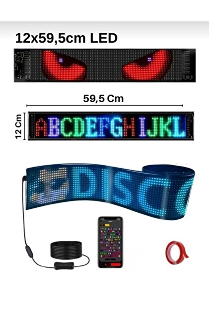 LaraThec Otobüs Ve Kamyon Göz Panel Led 2 Adet 16X96 LED PANEL