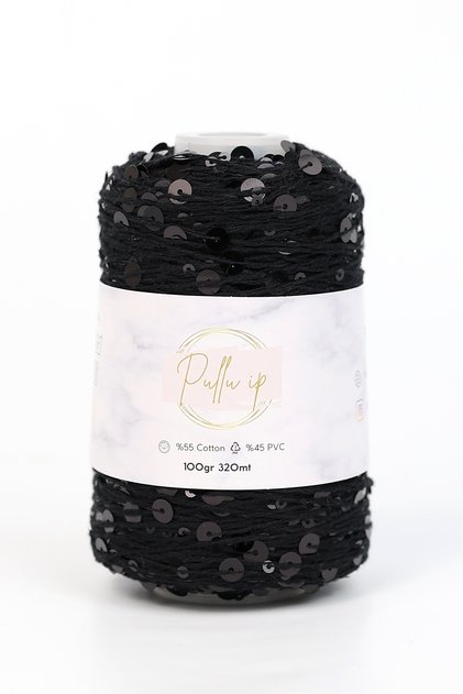 Sequin Yarn 320 Meters Long in 100 Gram Coils Sequin Size: 3Mm+6Mm