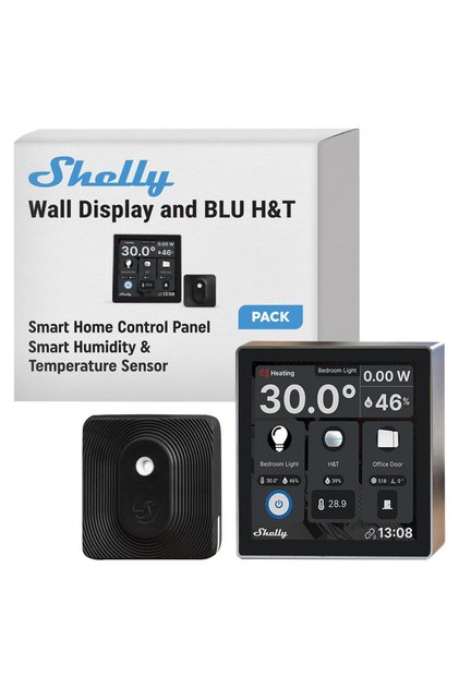Wall Display & BLU H&T Siyah Merkezi Kontrol Panel Seti