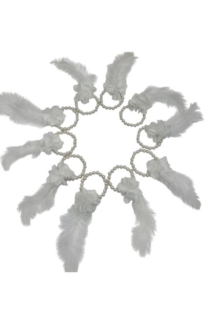 White Bridesmaid Bracelet Bride to Be Bachelorette Party 10 Pieces