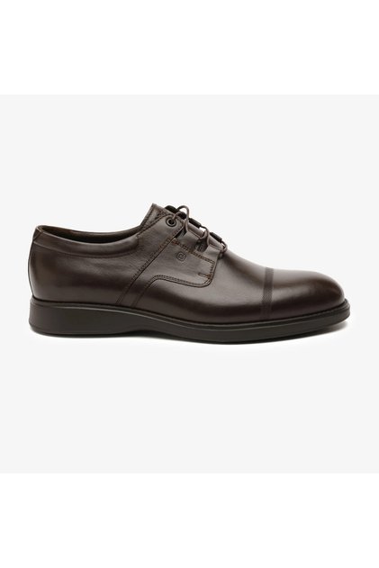 64670 Brown Genuine Leather Men's Classic Shoes
