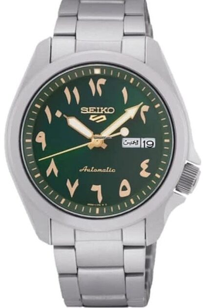 5 Sports Automatic Arabic Grey Dial Watch For Men SRPH49K1