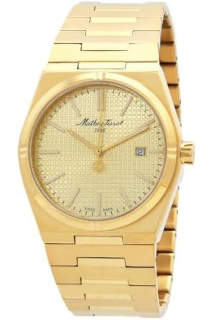 Quartz Gold Dial Men's Watch H117PDI