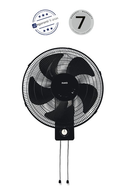 WF16 MX Duvar Tipi Vantilatör 70 Watt 16 inç - 40Cm. ve 5 Kanatlı Pervane İpli Kontrol Sistemi
