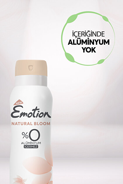 Emotion Kadın Alüminyumsuz Vegan Deodorant 4x150 Ml (Bloom,Floral
