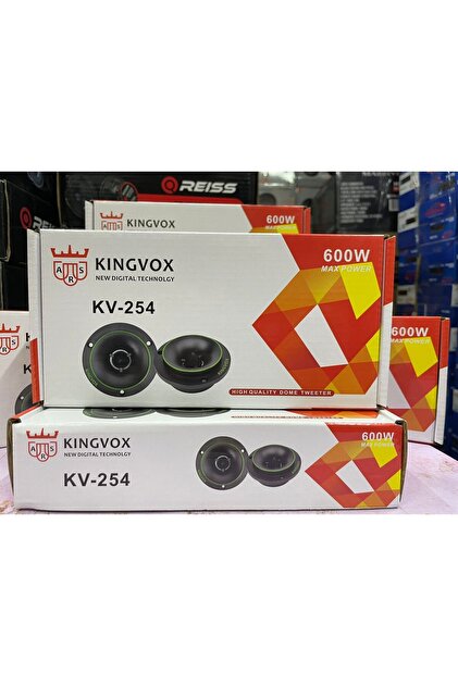 KİNGVOX KV-254 10 CM DOME TWEETER 600 WATT MAXİMUM POWER ÇİFT