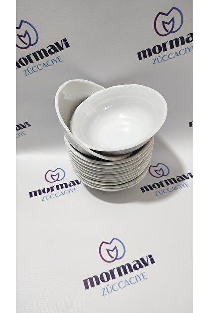 Porland PORSELEN ANADOLU BEYAZI 12 ADET 13 CM (KÜÇÜK) ÇORBA KASE