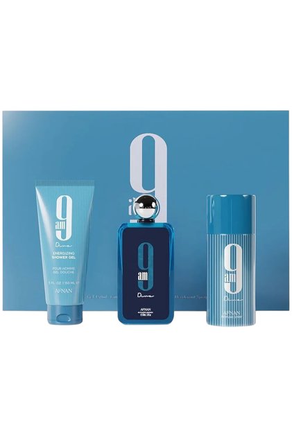 9 AM DIVE, σετ δώρου eau de parfum 100 ml + αφρόλουτρο 150 ml + αποσμητικό σπρέι 100 ml, αλλά