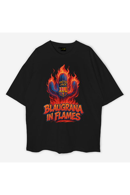 swOzz Cactus Jack X Barcelona Special Design T-Shirt – 2025 El