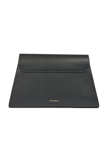 Geantă tip crossbody, pentru femei, curea de umăr reglabilă, culoare uni, cu logo, închidere cu cârlig.