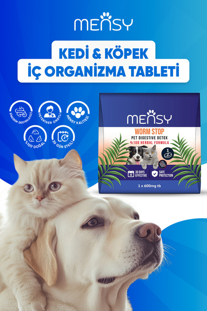 Mensy Kedi Köpek Bitkisel Iç Organizma Tableti - Fiyatı, Yorumları