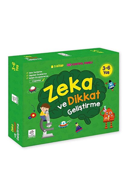 yükselen zeka Zeka ve Dikkat Geliştirme Seti (3-6 Yaş) - Fiyatı