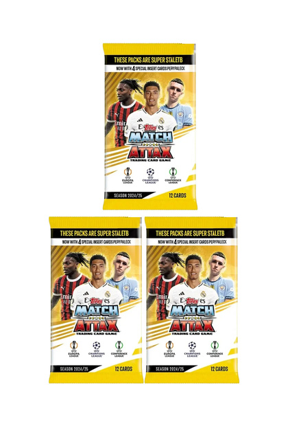 Topps Match Attax Şampiyonlar Ligi Futbol Kart Seti 2024/2025