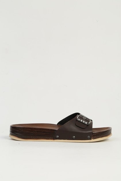 Brown Women's Slippers Pc-7426