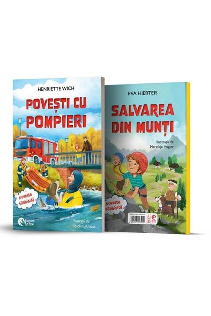 Povesti cu pompieri / Salvarea din munti (2 povesti intr-o singura carte), Henriette Wich