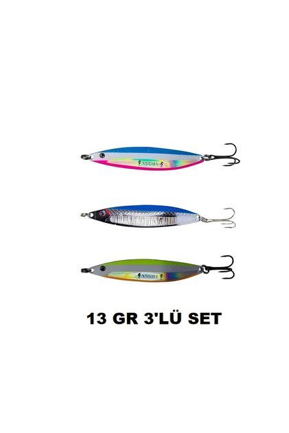 Angry 13 Gr Lüfer Kaşığı 3lü Set