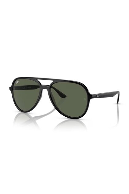RAY BAN Unisex PILOT Sunglasses - RB 4376 - lens size:57mm - BLACK