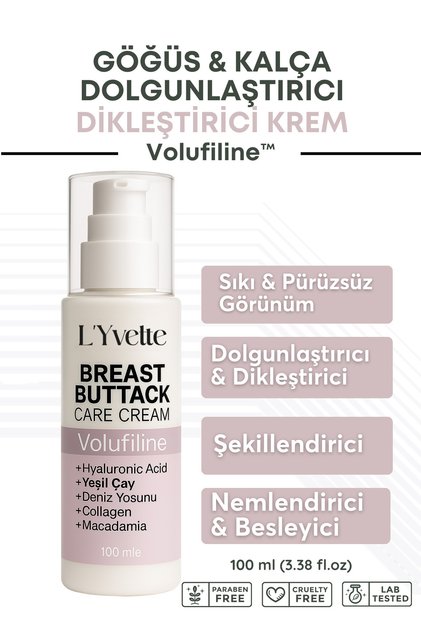 Volufiline Içeren Göğüs Ve Kalça Dolgunlaştırıcı & Dikleştirici Şekil Verici Krem
