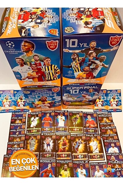 PapatyamPartiEvi Premium Özel Seri Futbol Oyuncu Kartları Kutulu