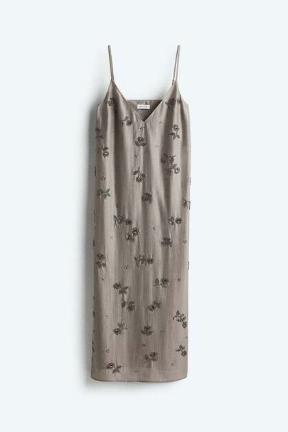Bead-embellished dress