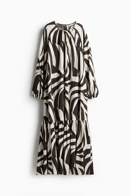 Voluminous maxi dress