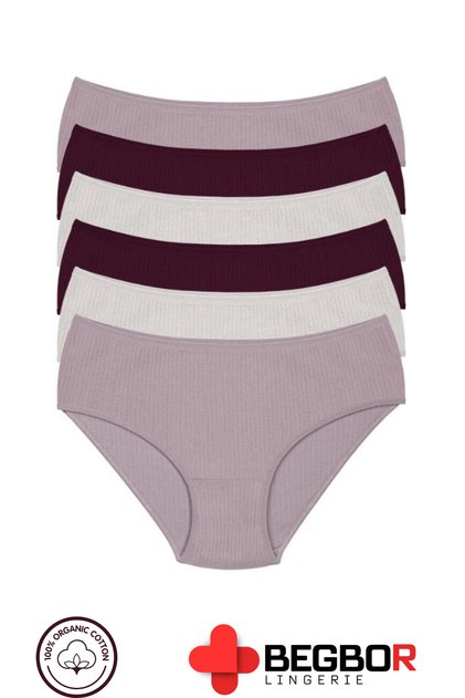 6' Women's Set High Waist Trophy Flaming Cotton Bato Panties