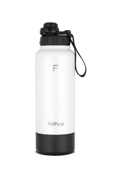 Petpard 2 In 1 Çelik Termos Beyaz 1 Litre