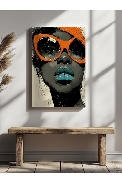 Decorative Woman Home Office Kitchen Living Room Wall Decoration Canvas Painting