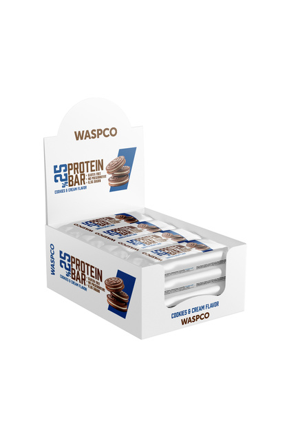 Bitter Çikolata Kaplı Bisküvi Aromalı Protein Bar 36g x 12 Adet